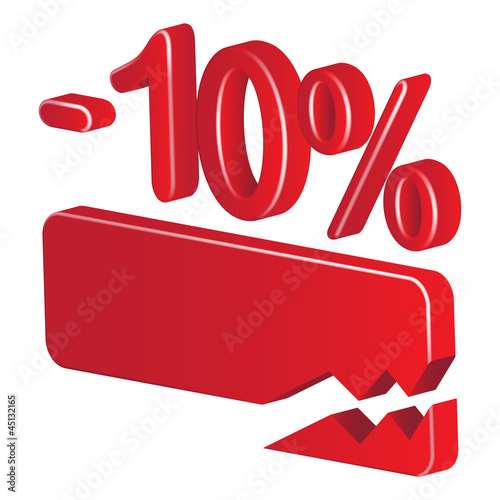 minus 10 percent