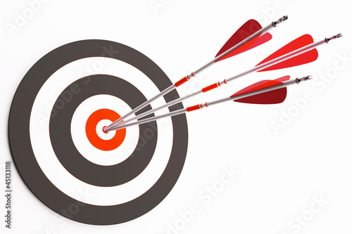 Target with arrows