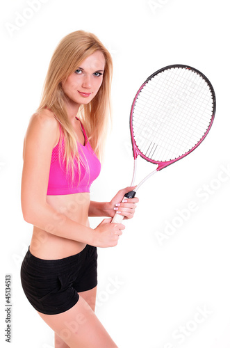 Female Tennis Player Portrait © Maksymiv Iurii