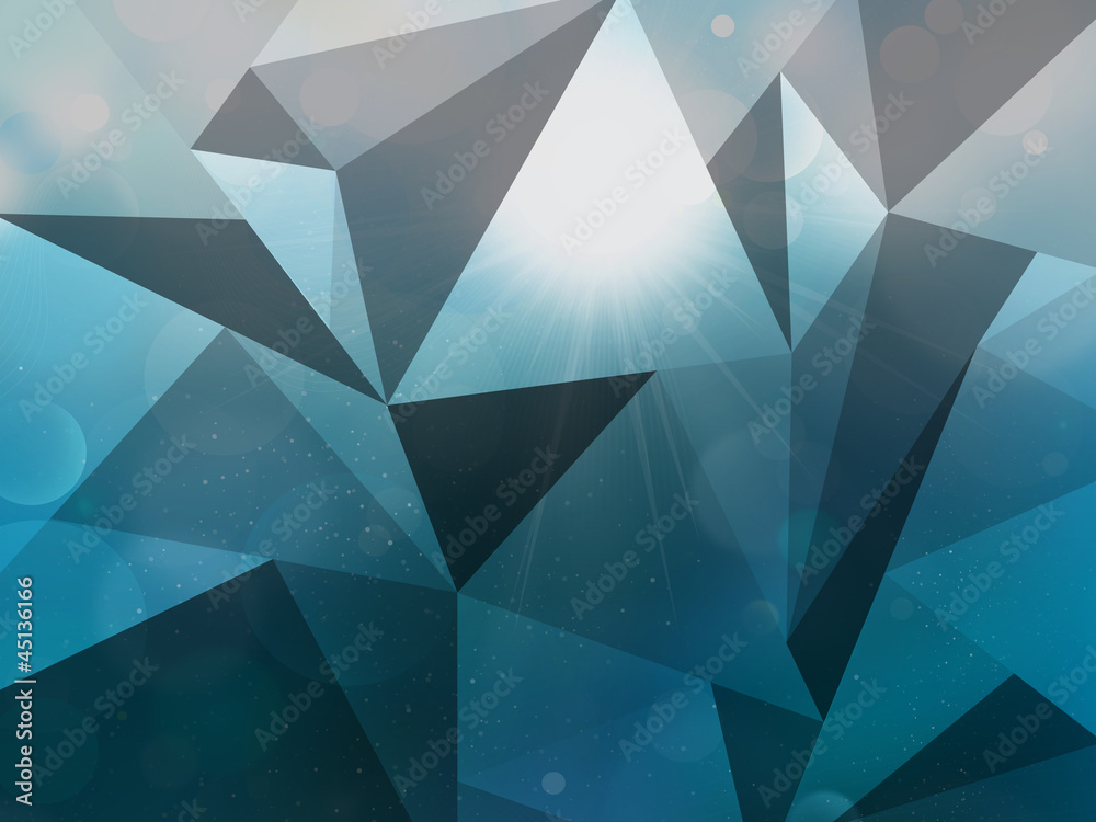 Obraz premium Abstract Triangle Background CouCou