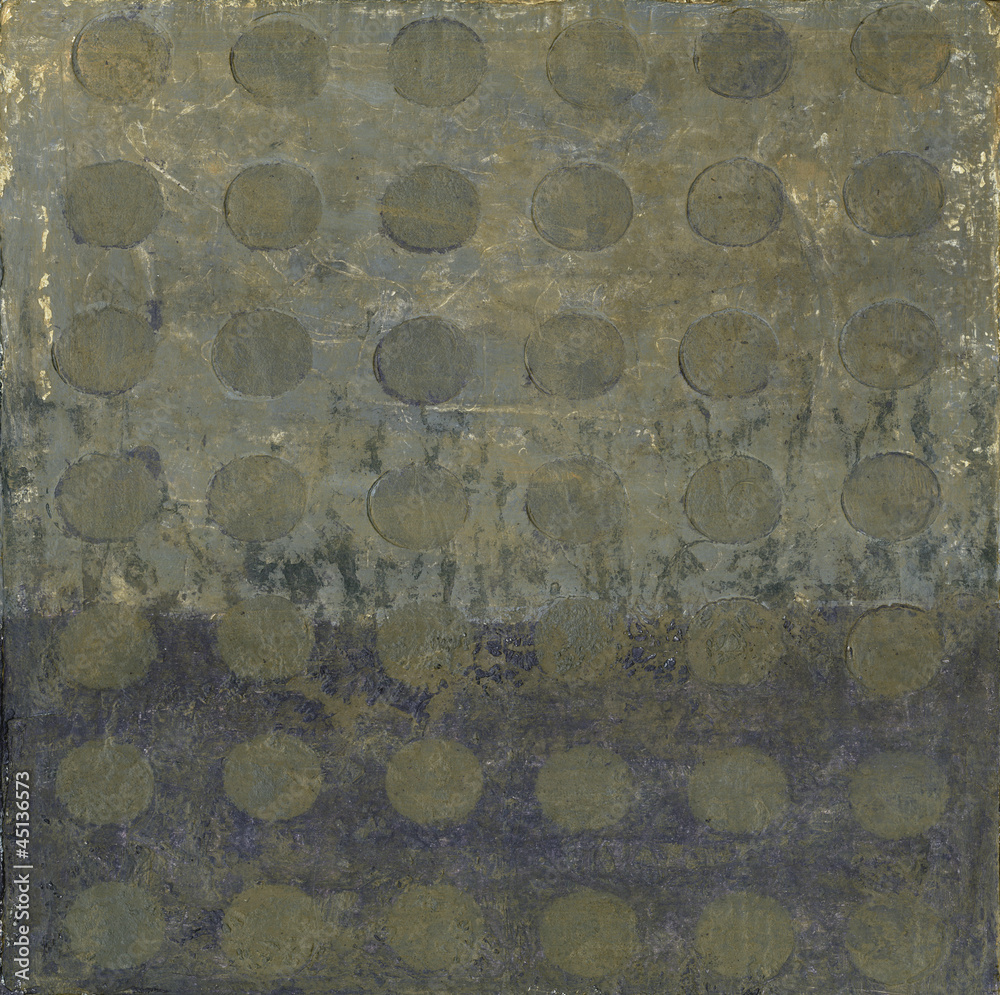 Naklejka premium Abstract Circle Pattern Painting