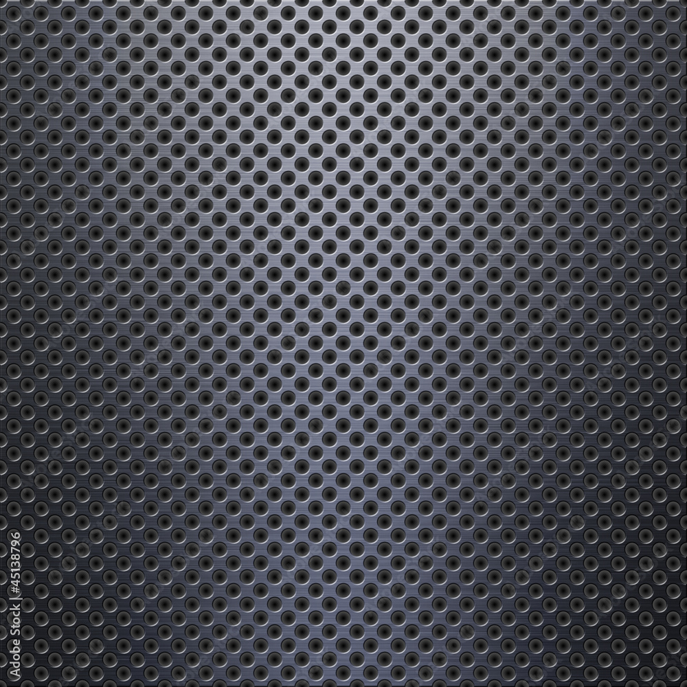 Brushed aluminum metal plate with holes Brushed aluminum metal plate with holes