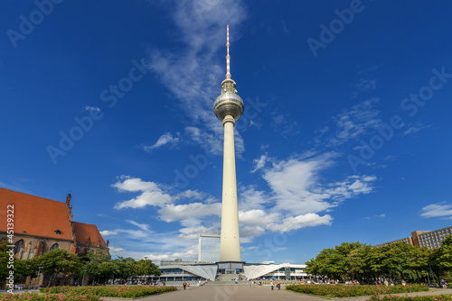Obraz na płótnie Fernsehturm, Berlin w salonie