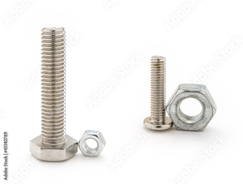 Billede på lærred two sets mismatch bolt and nut