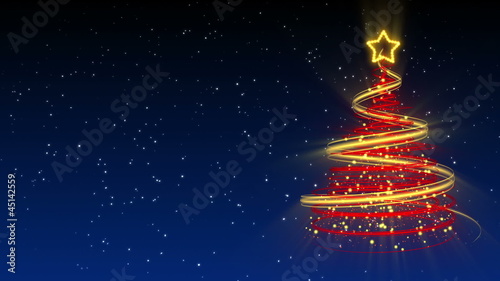 Christmas Tree Background - Merry Christmas 25 (HD) photo