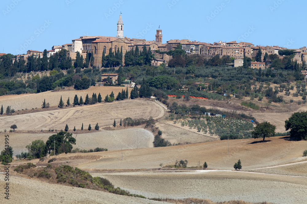 The medieval town of Pienza