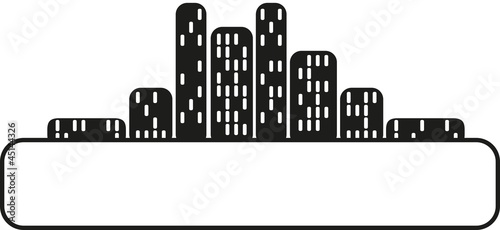 City Silhouettes Text Field