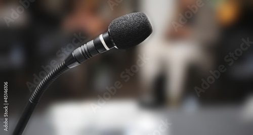 microphone in auditorium