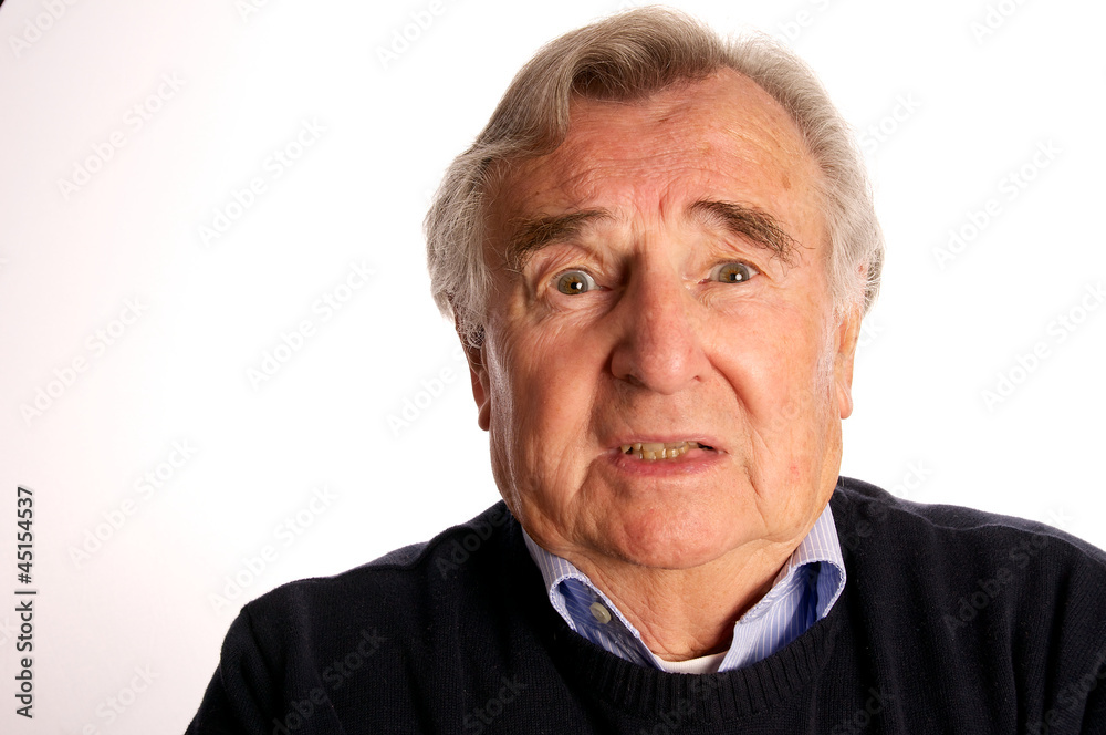 Obraz premium Senior hat Angst