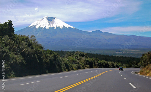 Highway to the Cotopaxi Volcano, The Andes, Ecuador
