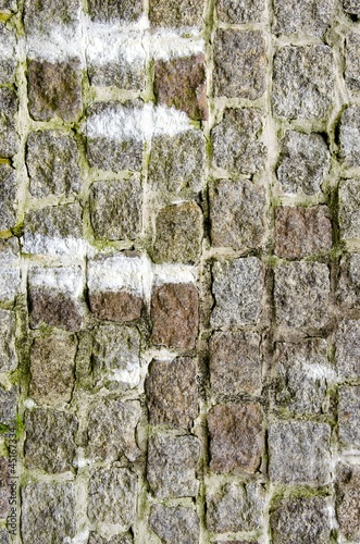 Background of old decorative stone brick wall.