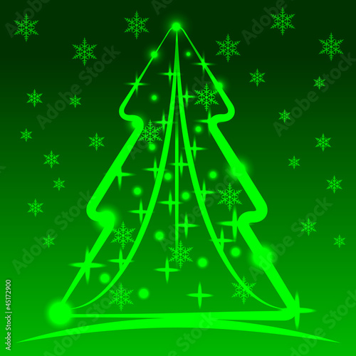 Abstract christmas card