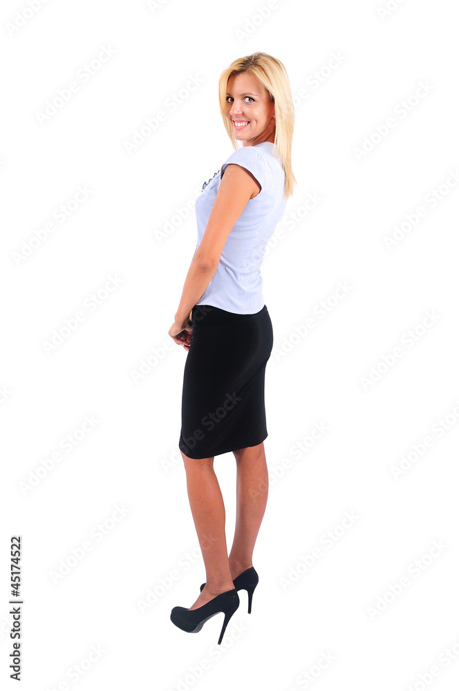 Fototapeta premium Isolated Business Woman