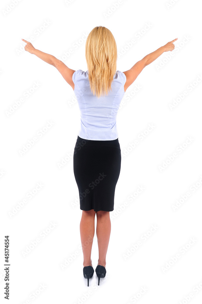 Isolated Business Woman Isolated Business Woman