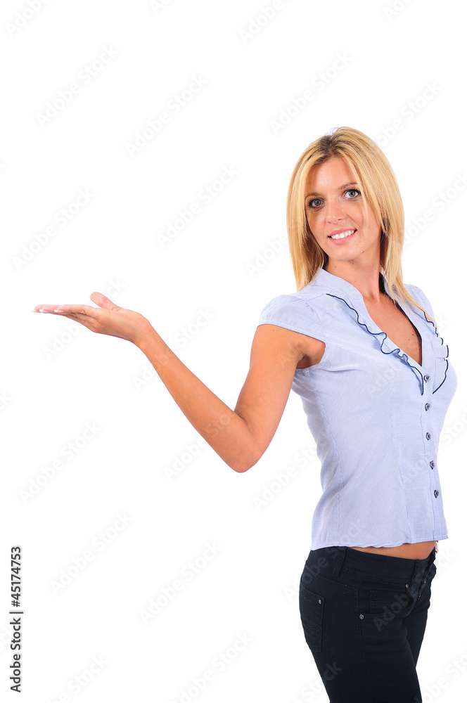 Isolated Business Woman Isolated Business Woman
