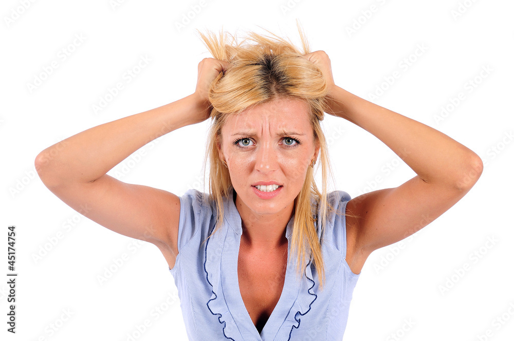 Isolated Business Woman Isolated Business Woman