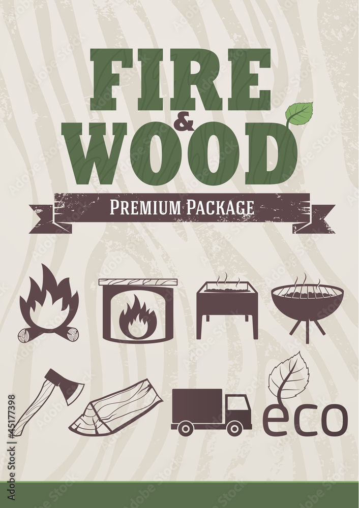 Fire and wood