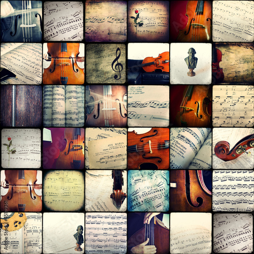 Canvas Print Collage - Music