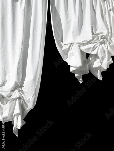 Curtains on Black