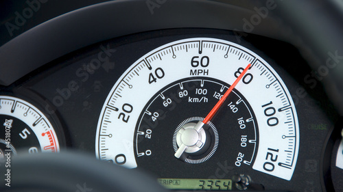 Car speedometer