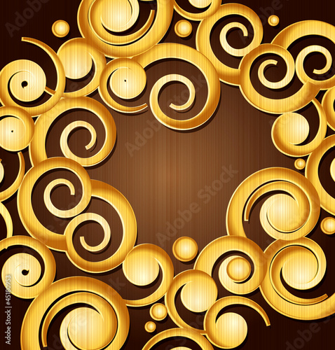 vector vintage brown background with a pattern