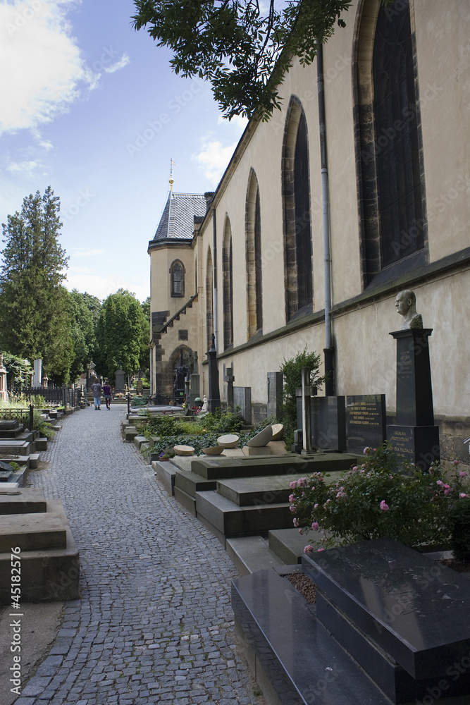 Obraz premium Cimitero di Praga
