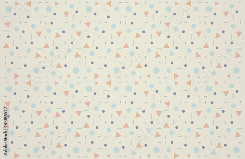 geometric vintage pattern on texture