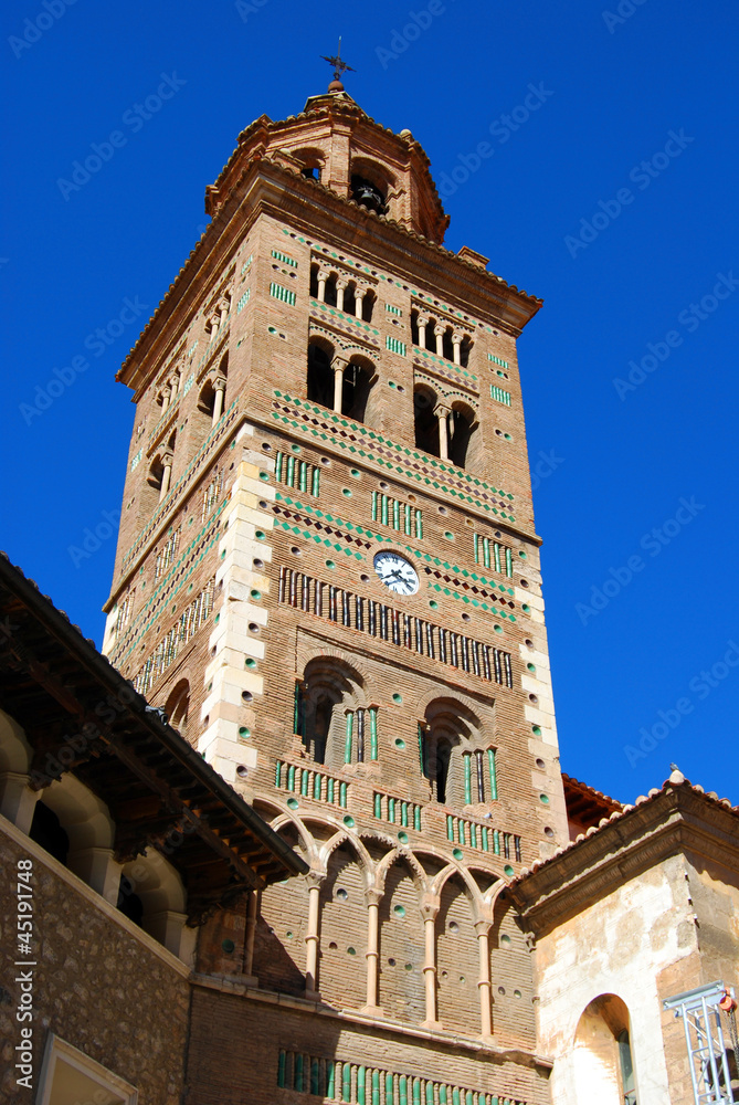 Torre de la catedral de Teruel.