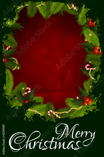 Merry Christmas Greeting Card