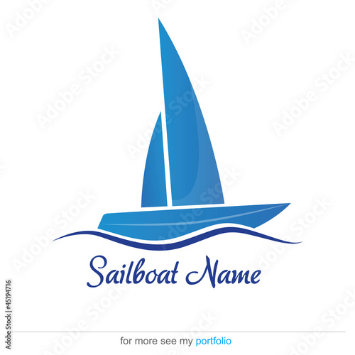 Company (Business) Logo Design, Vector, Sailboat