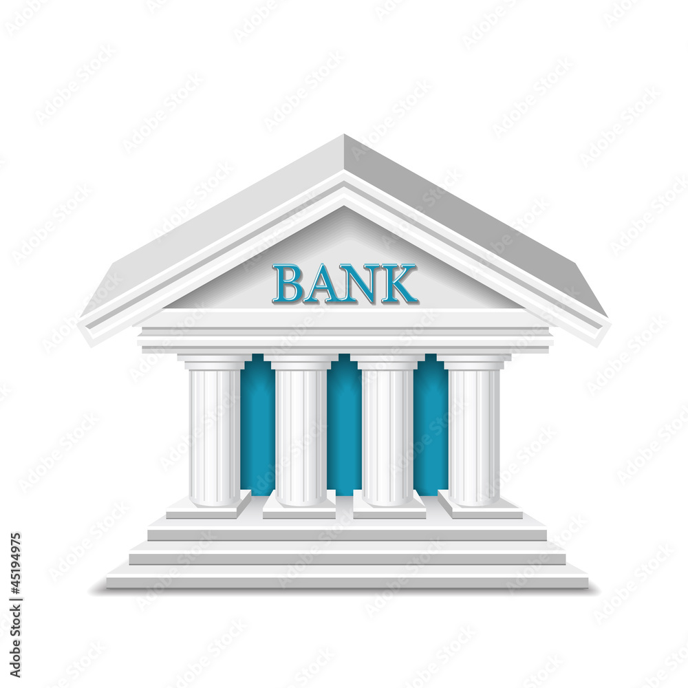 Obraz premium Bank building