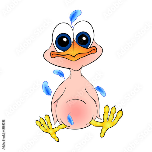 chicken newborn cartoon