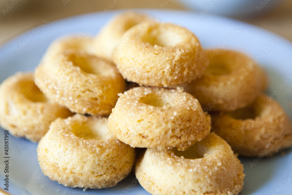 plate of biscuits