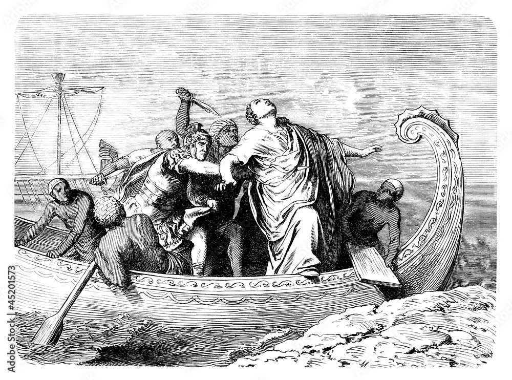 Obraz premium Killing Pompey - Antiquity : Rome