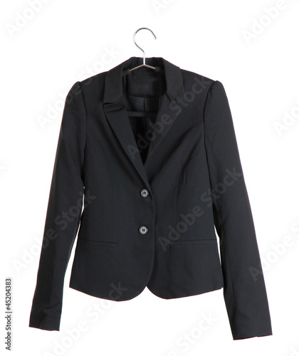 Women's black classic jacket photo