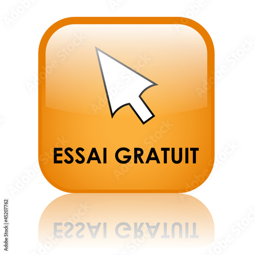 Bouton Web ESSAI GRATUIT (tester échantillon commander acheter)