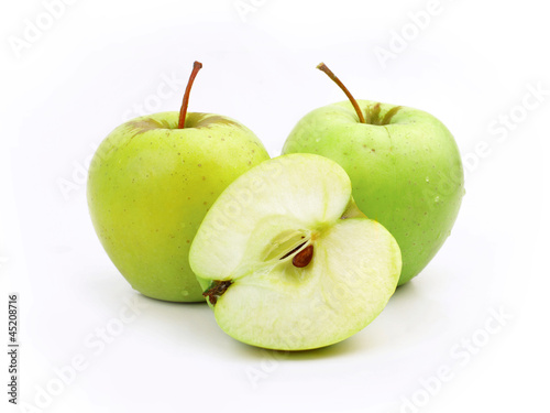 apples green cut
