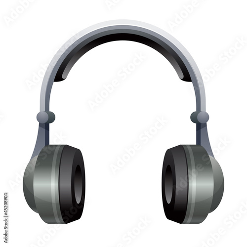 Vector illustration of Headphones