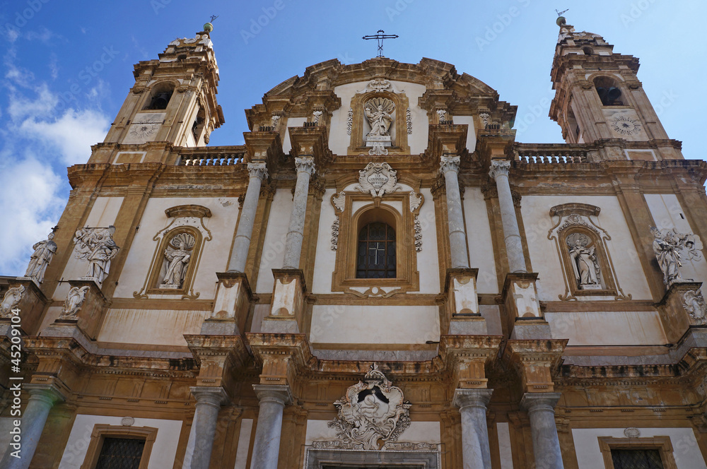 The church of Saint Domenico of Palermo in Sicily