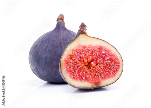 figs isolated on white background