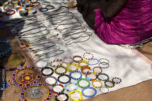 outdoor market in Kenya