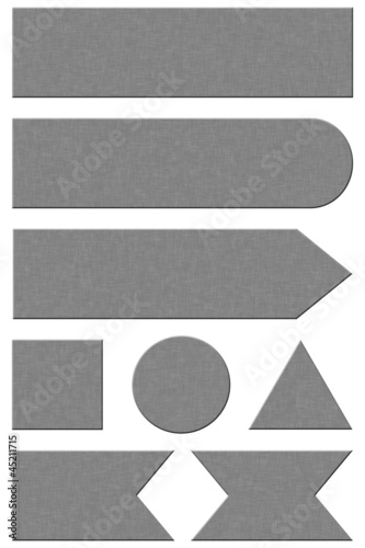 Geometric web elements linen back