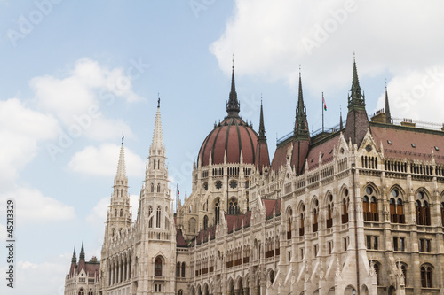 Budapest, the building of the Parliament (Hungary)