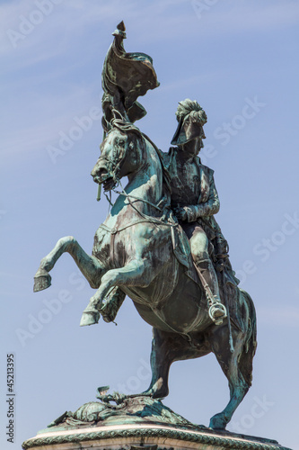 Hofburg palace and monument. Vienna.Austria.