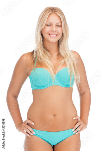 beautiful woman in bikini