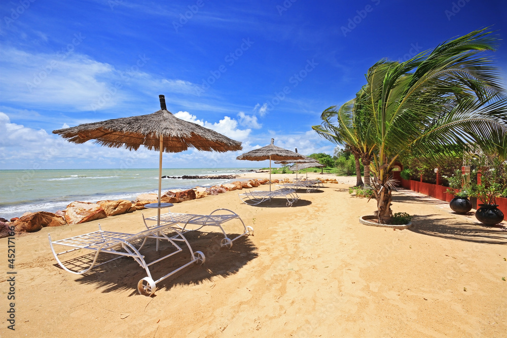 Fototapeta premium Saly's beach in Senegal