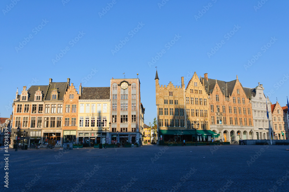 The Markt (Market Square) in Bruges, Belgium
