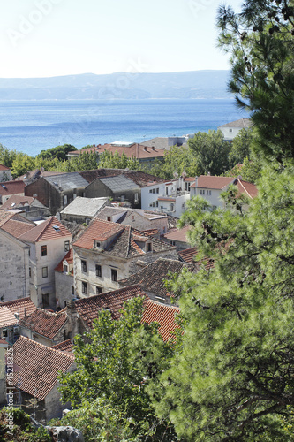 view of the old town of Omis