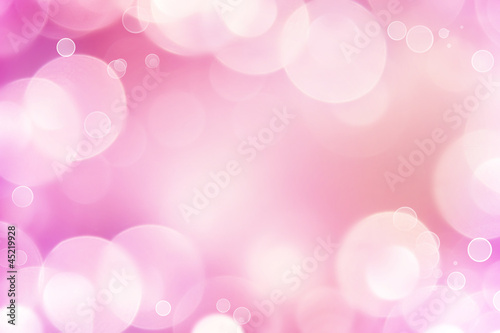 Abstract soft pink and white circles background