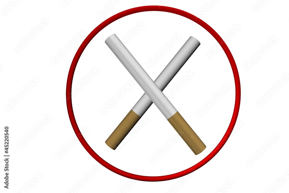 Obraz premium Nichtraucher